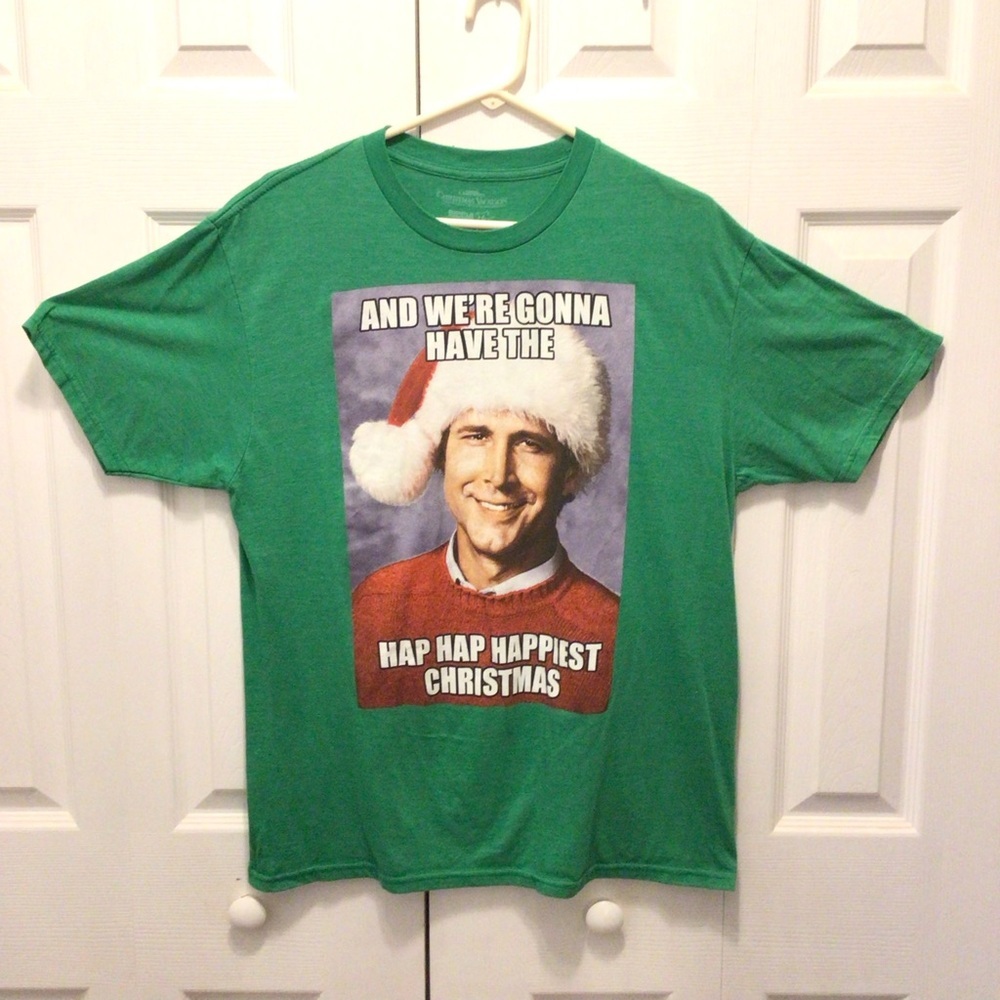 Ripple Junction Mens Christmas Vacation Clark Griswold Green T-Shirt Size Large